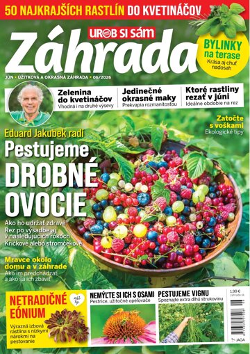 Obálka e-magazínu Záhrada 2026 06