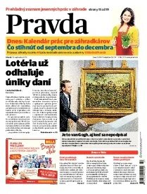 Obálka e-magazínu Pravda 10.9.2013