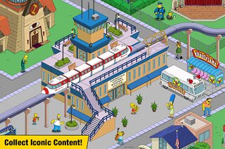 Snímek obrazovky aplikace The Simpsons™: Tapped Out