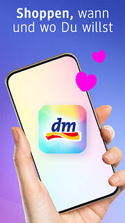 Snímek obrazovky aplikace Moje dm