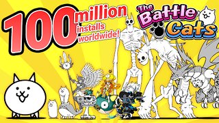 Snímek obrazovky aplikace The Battle Cats