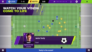 Snímek obrazovky aplikace Football Manager 2021 Mobile