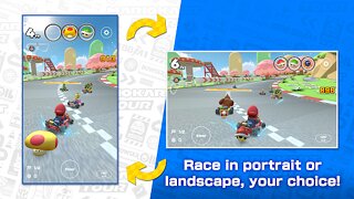 Snímek obrazovky aplikace Mario Kart Tour