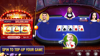 Snímek obrazovky aplikace RallyAces Poker - Texas Holdem