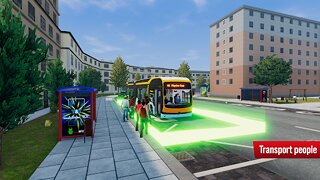 Snímek obrazovky aplikace Bus Simulator City Ride Lite