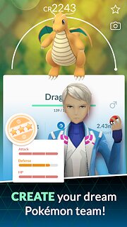 Pokémon GO - snímek obrazovky