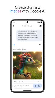 Snímek obrazovky aplikace Google Gemini