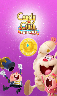 Snímek obrazovky aplikace Candy Crush Friends Saga