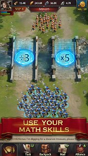 Snímek obrazovky aplikace Clash of Kings: New Crescent Civilization