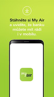 My Air (Air Bank) - snímek obrazovky