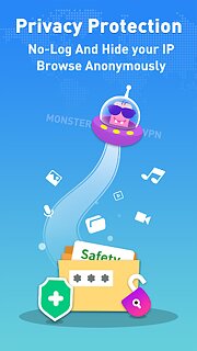 Monster VPN-Fast, Secure, Free - snímek obrazovky