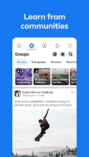 Facebook - snímek obrazovky