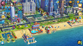 Snímek obrazovky aplikace SimCity BuildIt