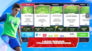 Snímek obrazovky aplikace Top Eleven Be Football Manager