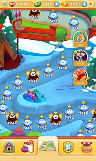 Snímek obrazovky aplikace Farm Heroes Saga