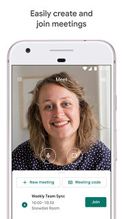 Google Meet – Secure video meetings - snímek obrazovky