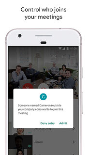 Google Meet – Secure video meetings - snímek obrazovky