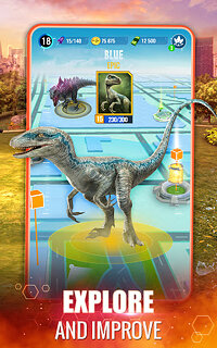 Jurassic World Alive - snímek obrazovky