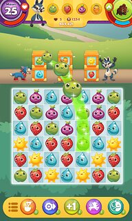 Snímek obrazovky aplikace Farm Heroes Saga