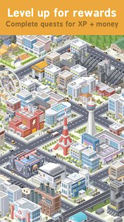 Snímek obrazovky aplikace Pocket City