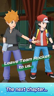 Snímek obrazovky aplikace Pokémon Masters EX