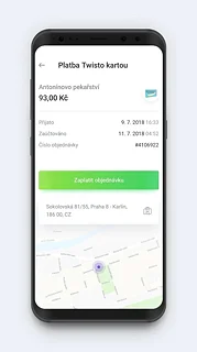 Twisto – Pay your way - snímek obrazovky