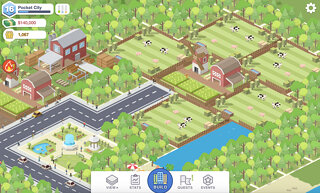 Snímek obrazovky aplikace Pocket City