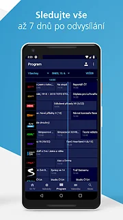 O2 TV - snímek obrazovky