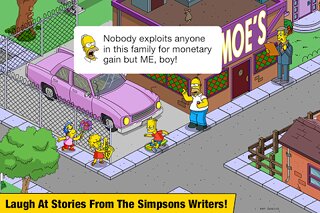 Snímek obrazovky aplikace The Simpsons™: Tapped Out