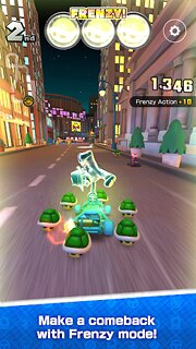 Snímek obrazovky aplikace Mario Kart Tour