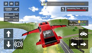Flying Car Transport Simulator - snímek obrazovky