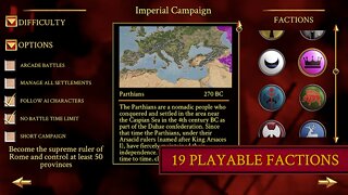 Snímek obrazovky aplikace ROME: Total War
