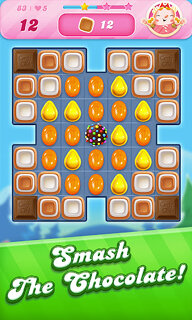 Snímek obrazovky aplikace Candy Crush Saga