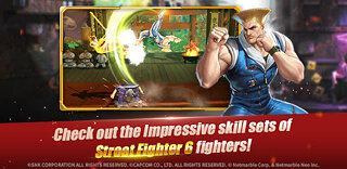 Snímek obrazovky aplikace The King of Fighters ALLSTAR