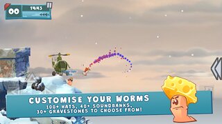 Snímek obrazovky aplikace Worms W.M.D: Mobilize