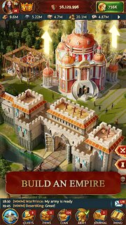 Snímek obrazovky aplikace Total Battle: War of Empires