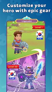 Lingo Legend Language Learning - snímek obrazovky