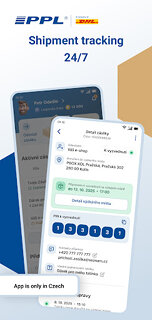 Snímek obrazovky aplikace mojePPL