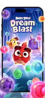 Snímek obrazovky aplikace Angry Birds Dream Blast