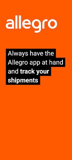 Snímek obrazovky aplikace Allegro: shopping online