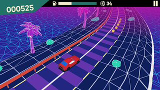 Snímek obrazovky aplikace Seaside Driving