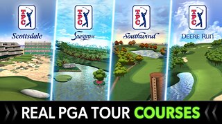 Snímek obrazovky aplikace PGA TOUR Golf Shootout