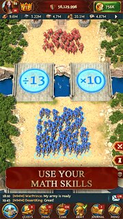 Snímek obrazovky aplikace Total Battle: War of Empires