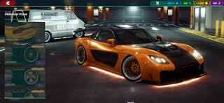 Snímek obrazovky aplikace Static Shift Racing