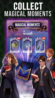 Snímek obrazovky aplikace Harry Potter: Puzzles & Spells