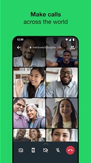 Snímek obrazovky aplikace WhatsApp Messenger