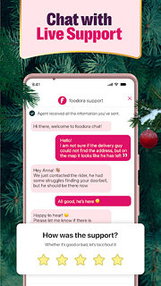 Snímek obrazovky aplikace foodora: Food & Groceries