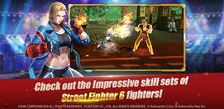 Snímek obrazovky aplikace The King of Fighters ALLSTAR