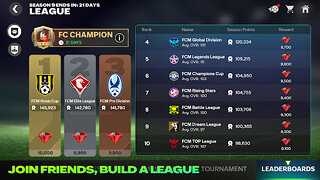 Snímek obrazovky aplikace FIFA Mobile Football