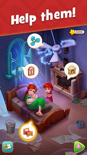 Snímek obrazovky aplikace Gardenscapes